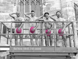 Masternaut boys strip off for charity